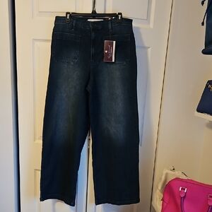 Gloria Vanderbilt Indigo Wide Leg Jeans
